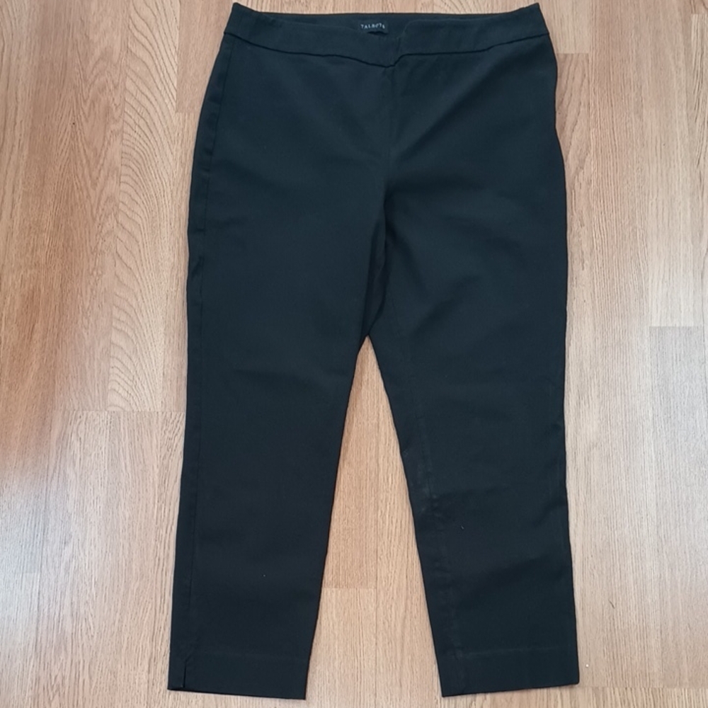 Talbots Classic Black Ankle Pants